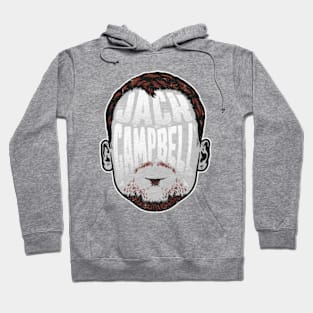 Jack Campbell Detroit Player Silhouette Hoodie